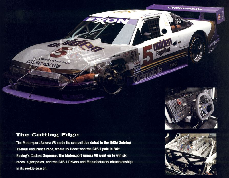 Illustration for article titled Oldsmobile Aurora Race car